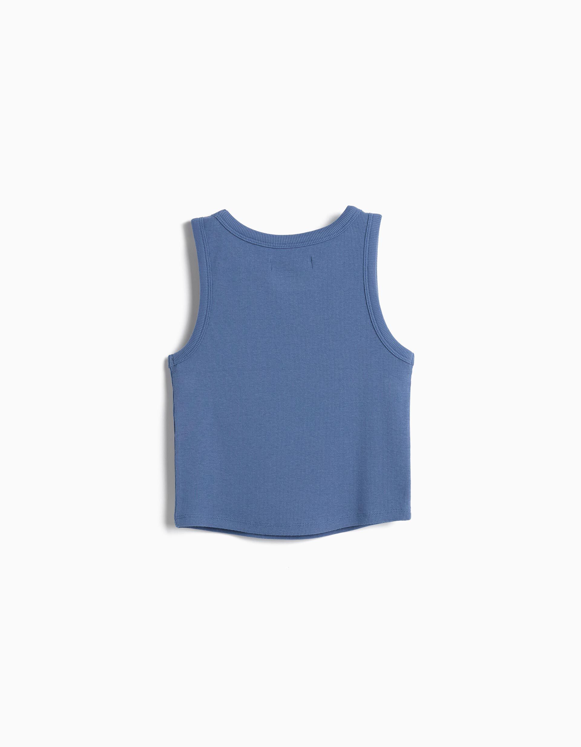 Comprar Online Tank Top Canelado, Menina, Azul Escuro