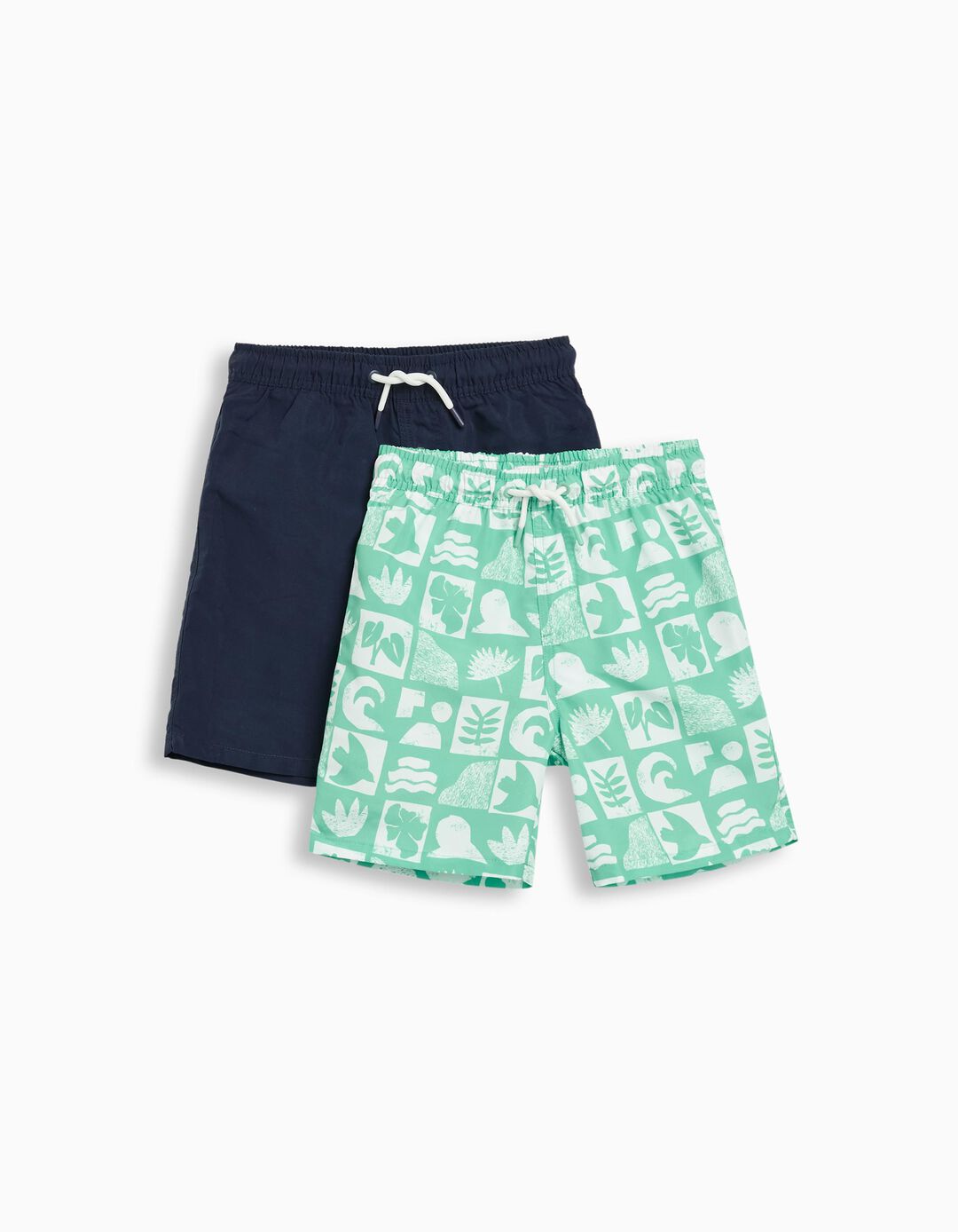 Pack 2 Calções de Banho, Menino, Verde Claro 