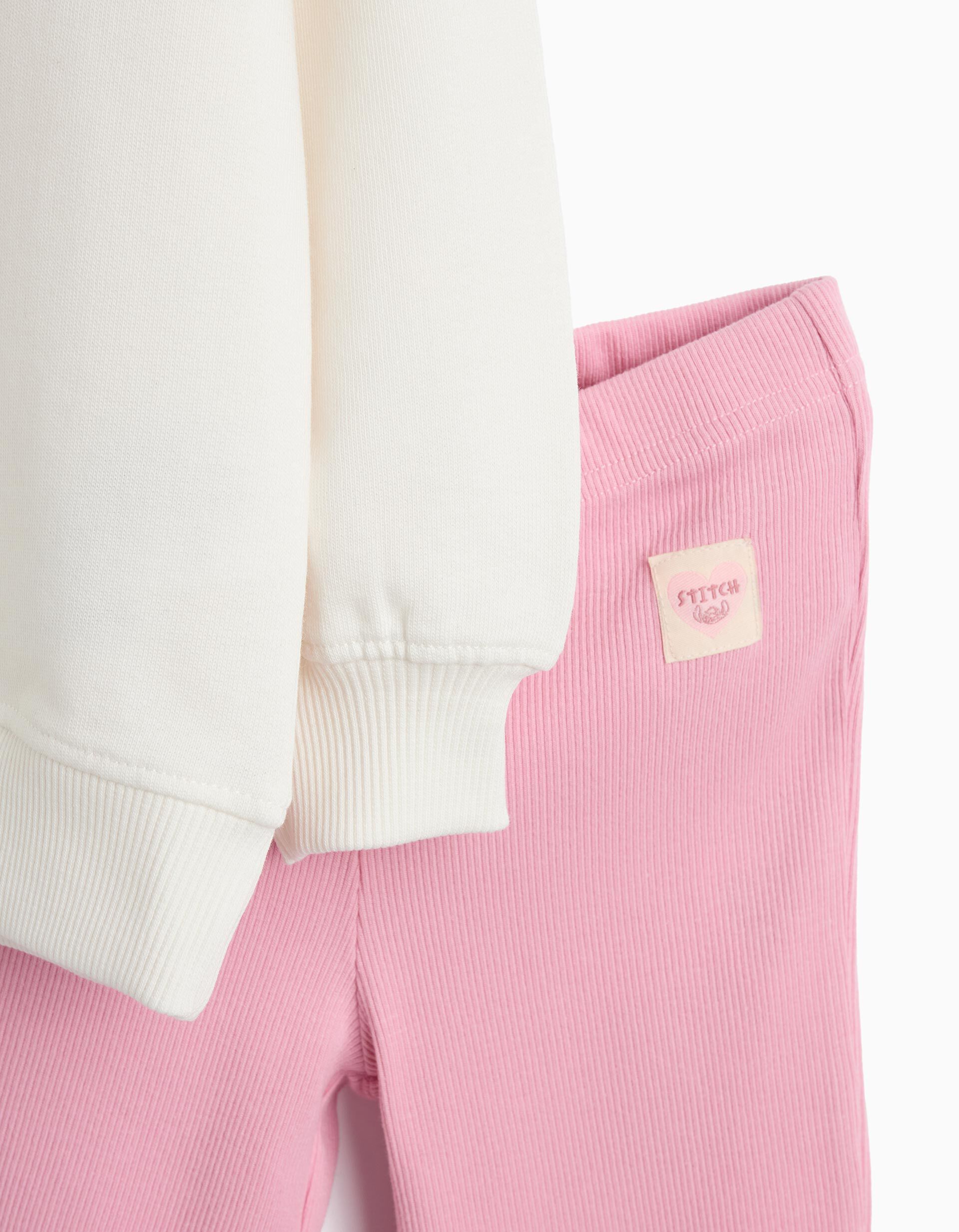 Comprar Online Conjunto 'Stitch' &copy;Disney, Menina, Branco