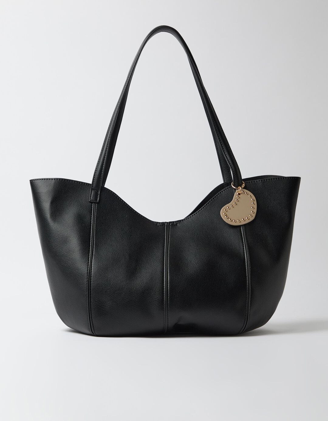 Mala Shopper Com Pendente, Mulher, Preto