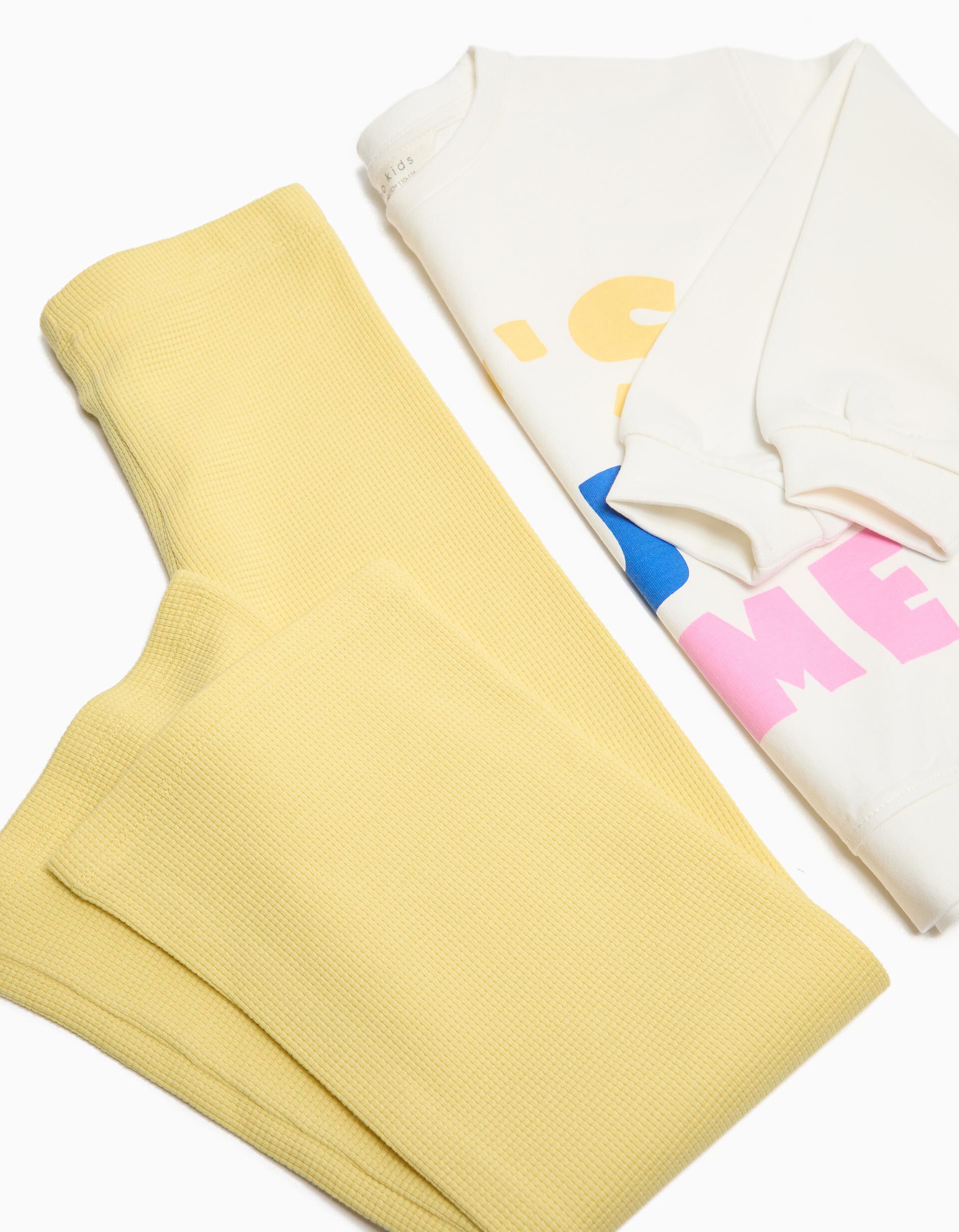 Comprar Online Conjunto de Jogging, Menina, Amarelo Claro
