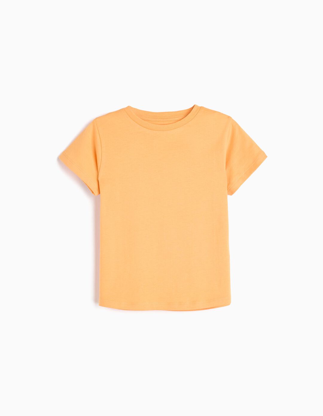 T-shirt, Menina, Laranja Claro