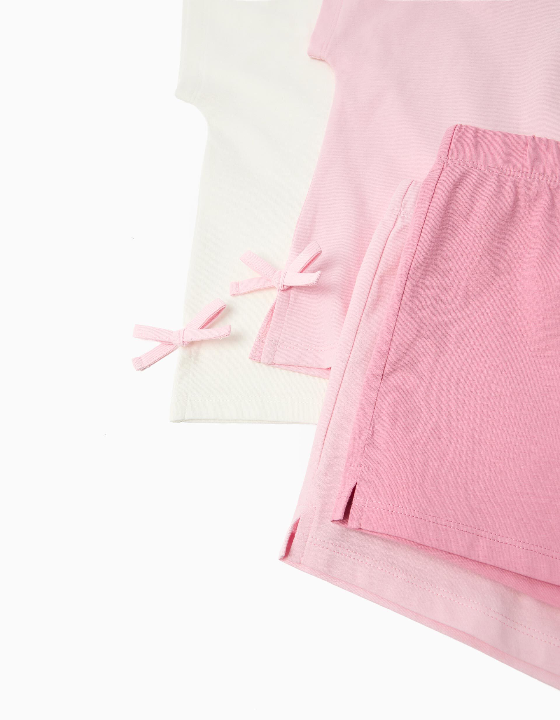 Comprar Online Pack 2 Pijamas Jersey, Menina, Branco