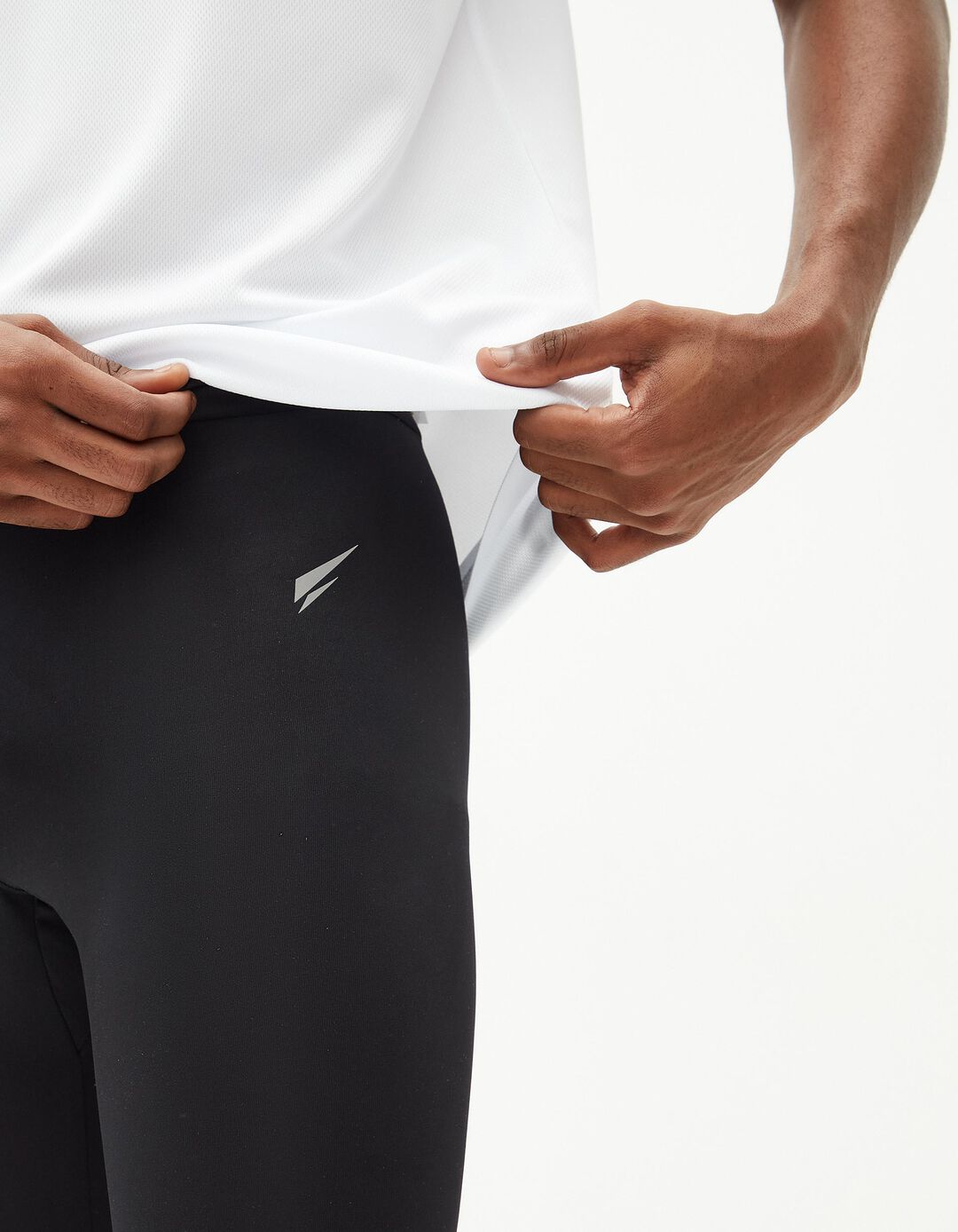 Leggings Desporto, Homem, Preto