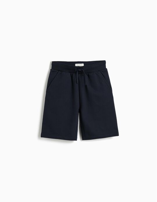 Comprar Online Calções Fleece, Menino, Azul Escuro