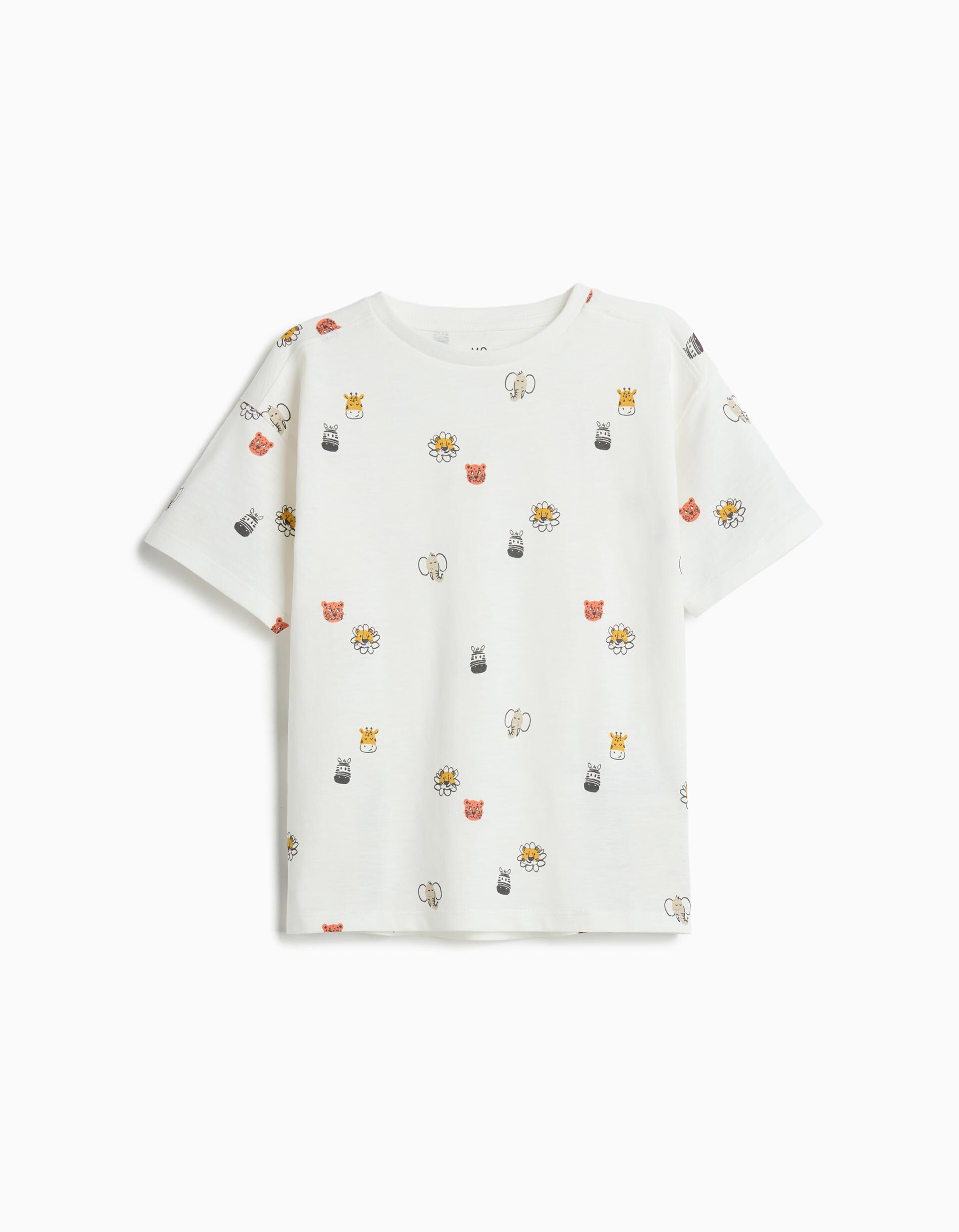 Comprar Online T-shirt Estampada, Menino, Branco