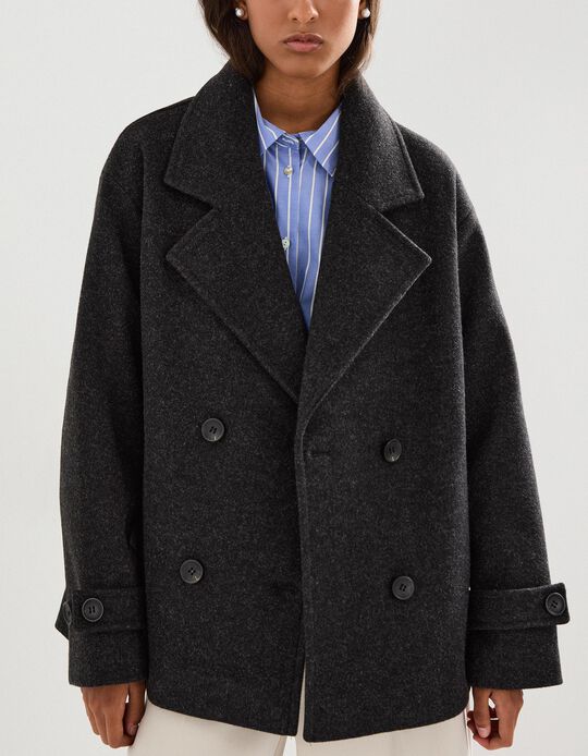 Comprar Online Casaco, Mulher, Cinzento Escuro