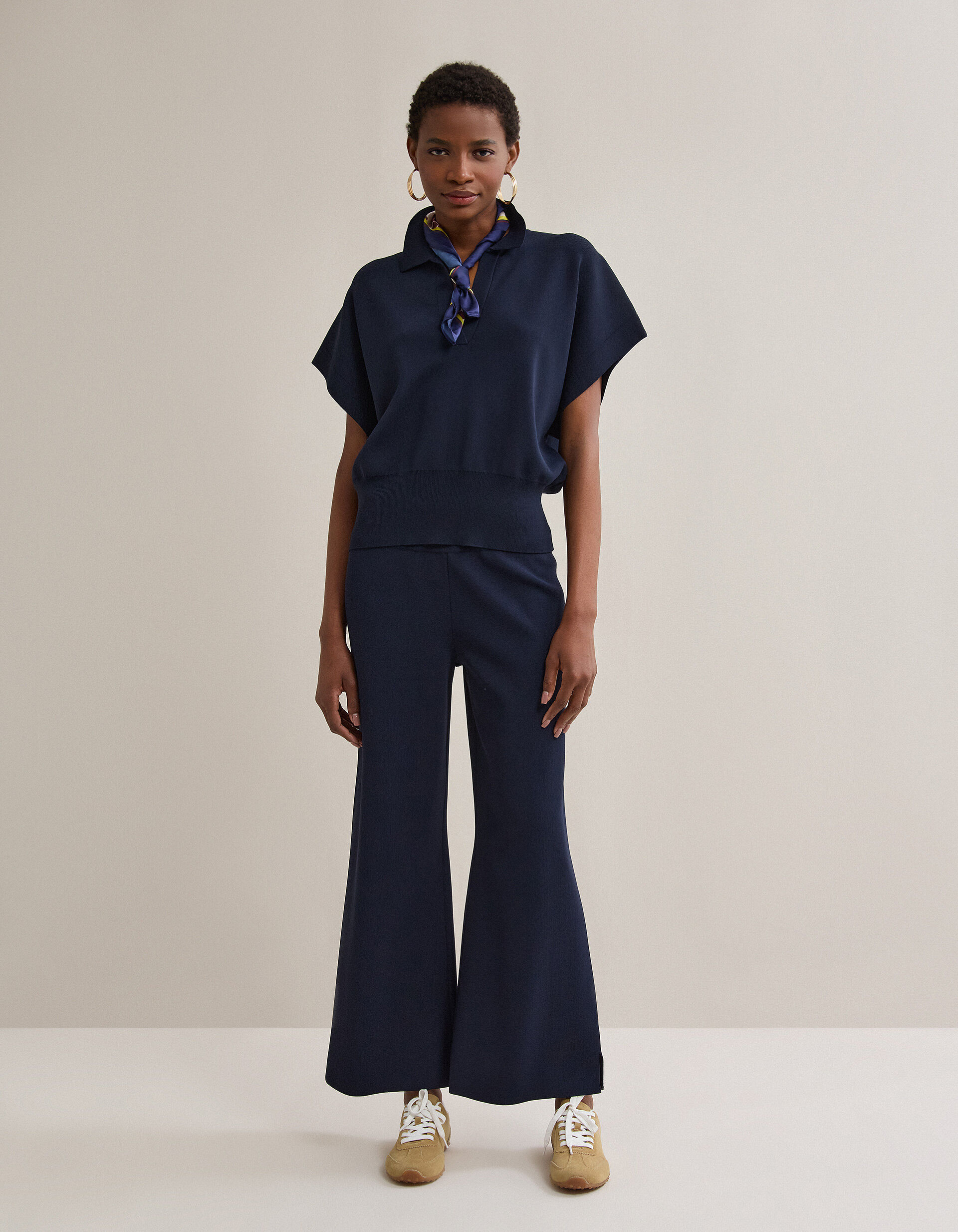 Comprar Online Cal&ccedil;as de Malha, Mulher, Azul Escuro