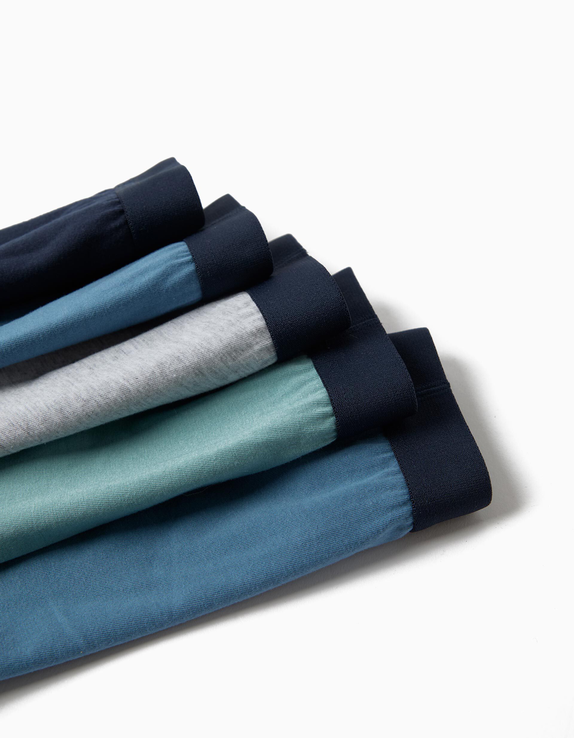 Comprar Online Pack 5 Boxers Lisos, Menino, Multicolor