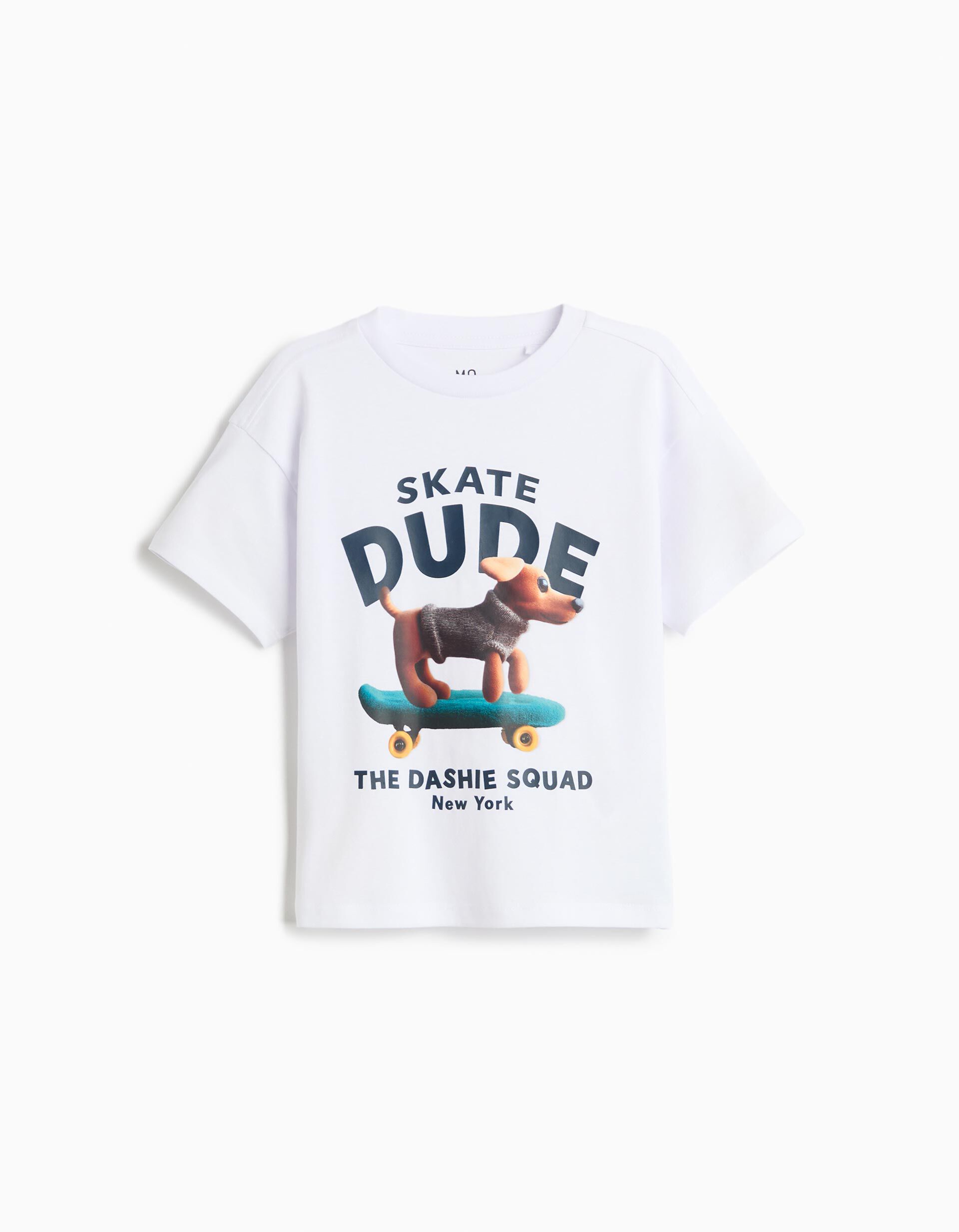 Comprar Online T-shirt Estampada, Menino, Branco