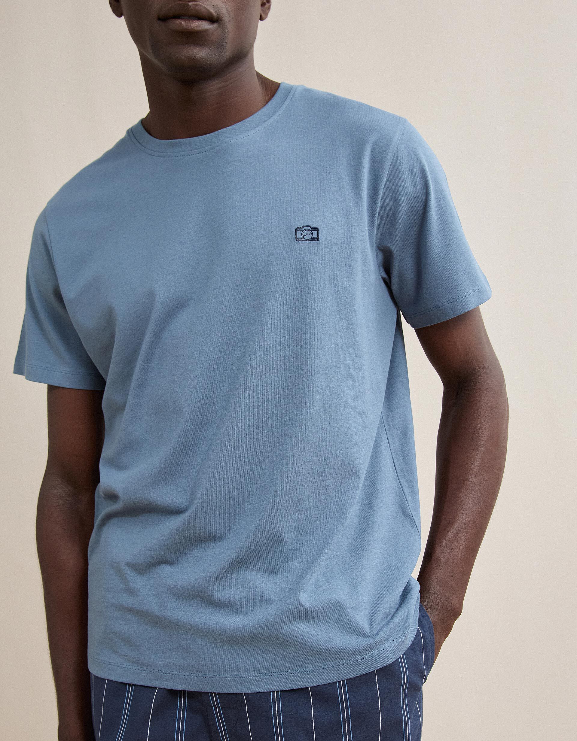 Comprar Online Pijama Jersey, Homem, Azul 