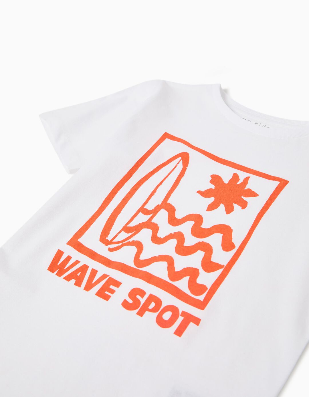 T-shirt Print, Menino, Branco