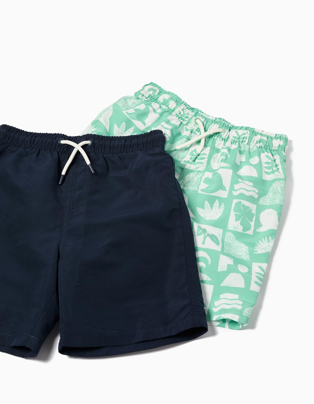 Pack 2 Calções de Banho, Menino, Verde Claro 