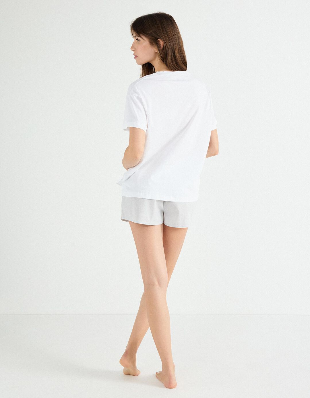 Pijama, Mulher, Branco