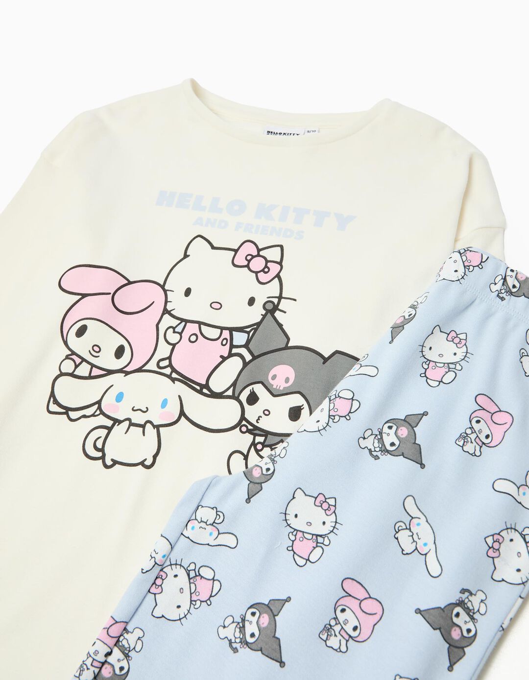 Pijama 'Hello Kitty', Menina, Branco