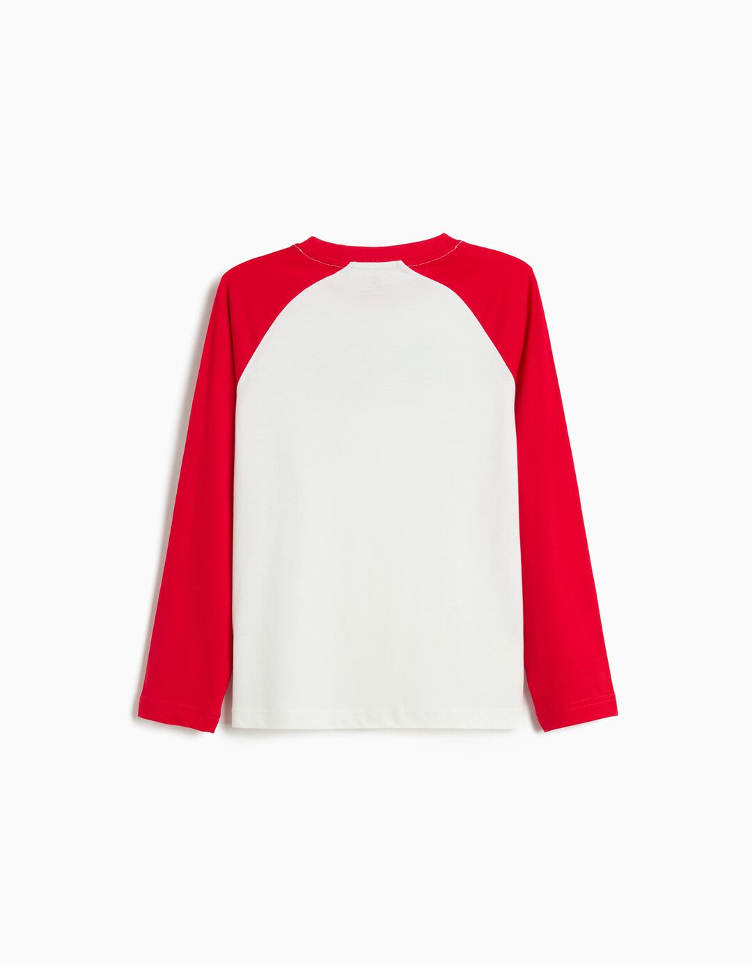 T-shirt Manga Comprida, Menino, Vermelho