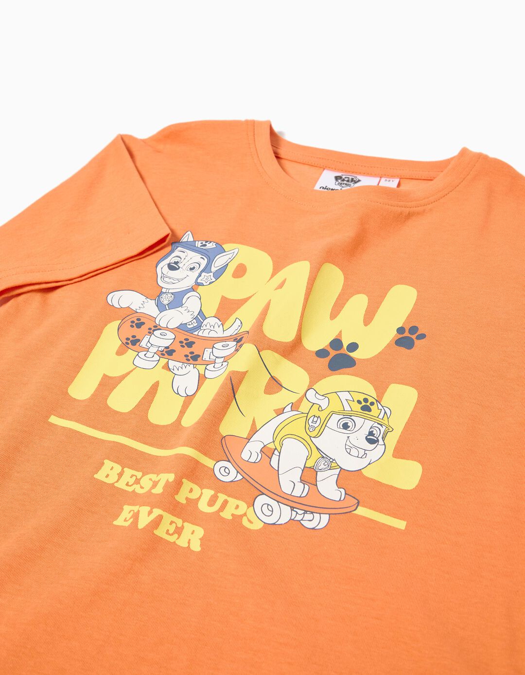 T-shirt 'Patrulha Pata', Menino, Laranja