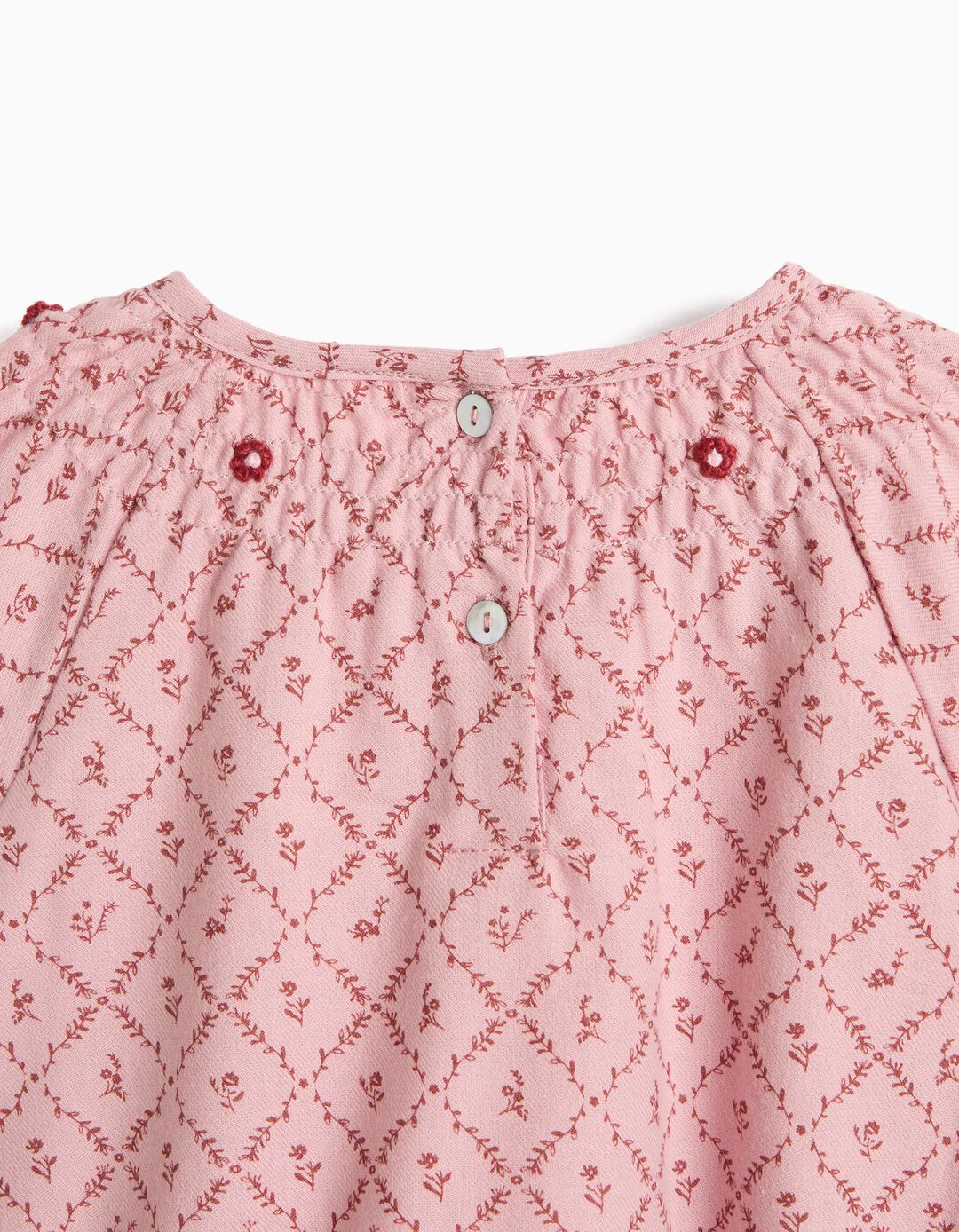 Fofo Estampado, Rec&eacute;m-Nascido, Rosa Claro