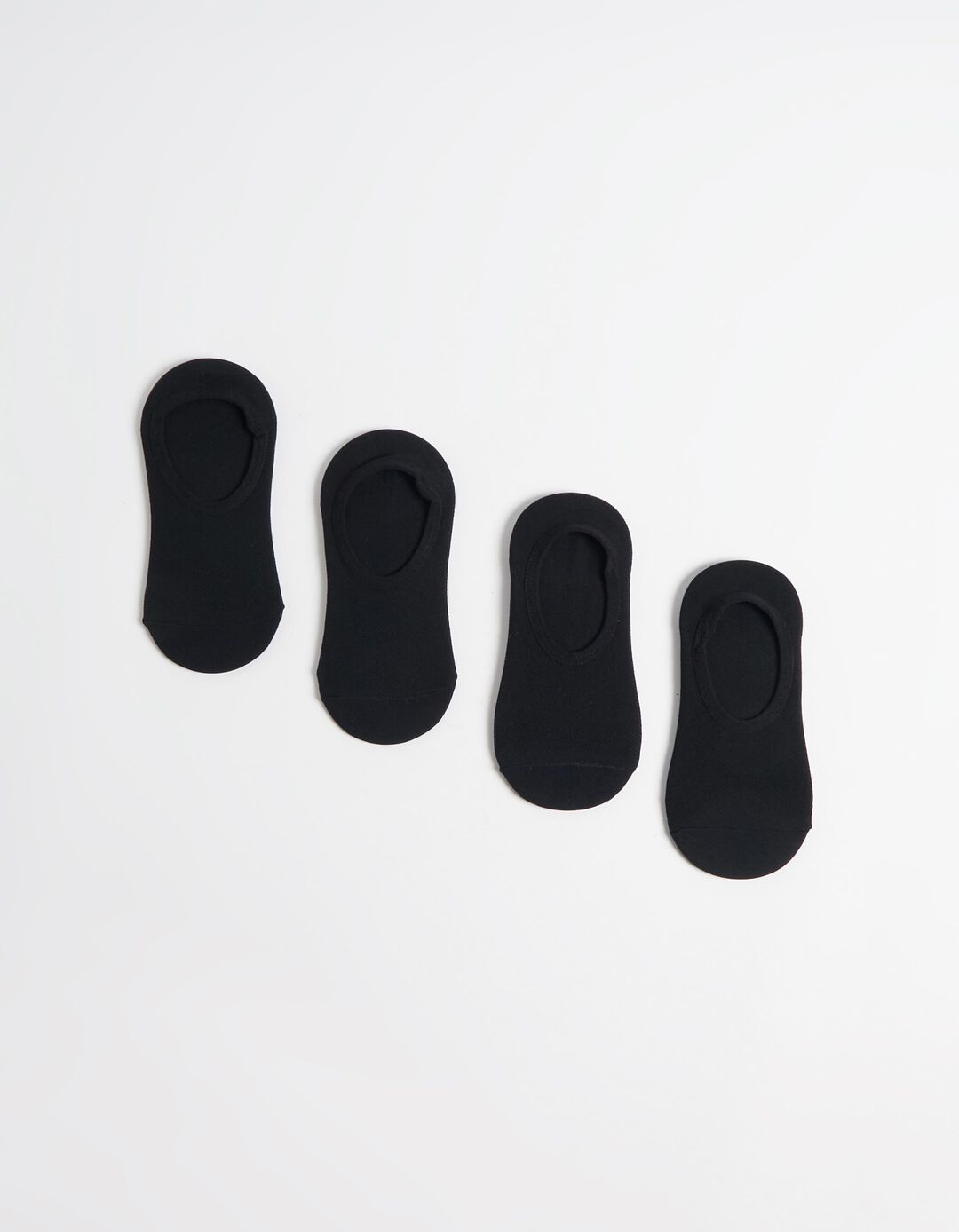 Pack 4 Pares Meias Desporto 'Pezinhos', Mulher, Preto