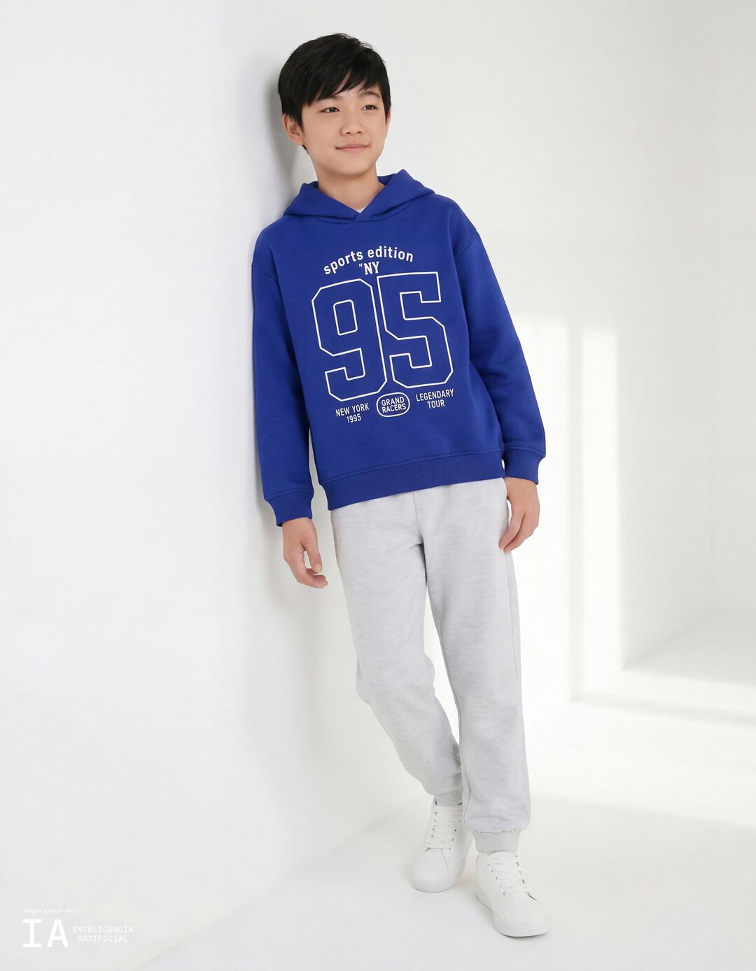 Conjunto de Jogging, Menino, Azul