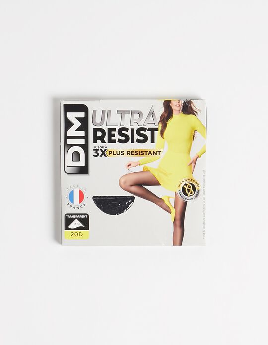 Comprar Online Collants Ultra-Resistentes 20 DEN 'DIM', Mulher, Preto