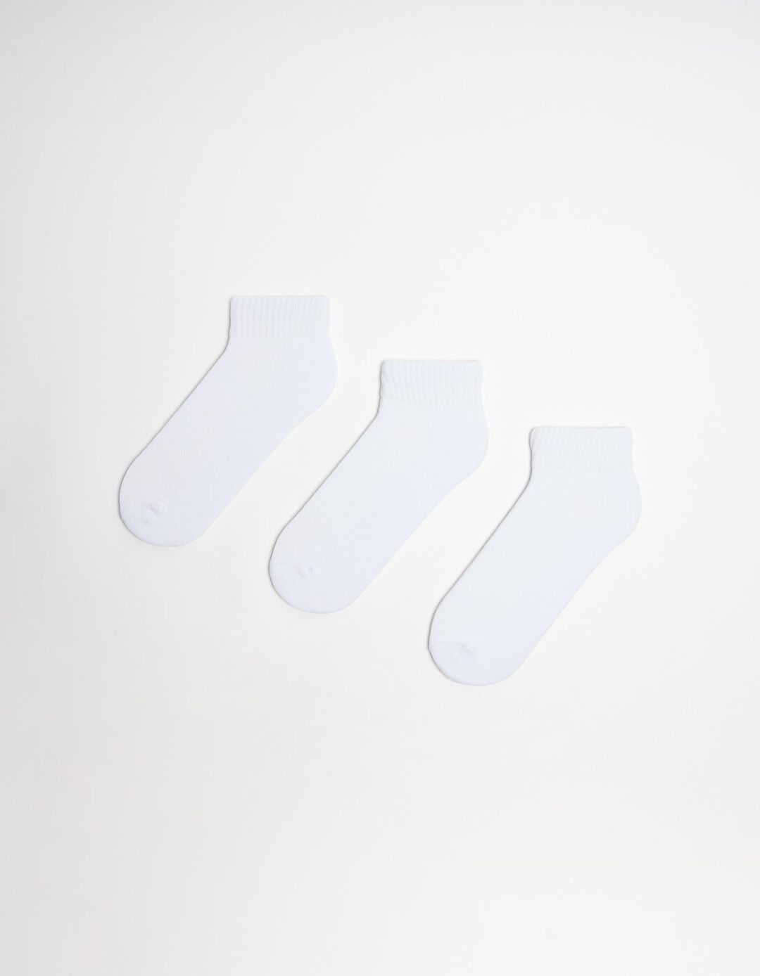 Pack 3 Meias Curtas, Mulher, Branco