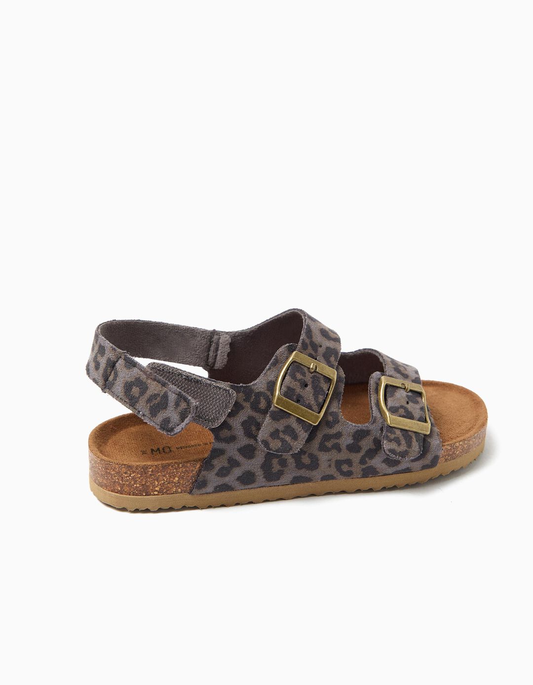 Sand&aacute;lias Animal Print, Menina, Bege