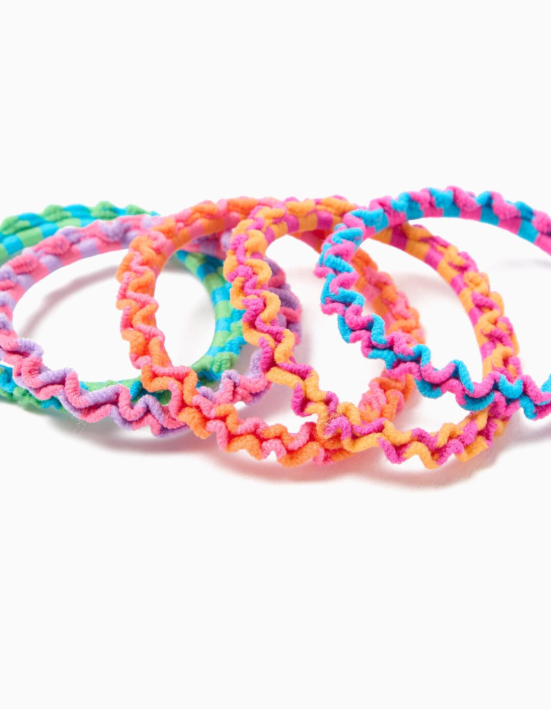 Pack 10 El&aacute;sticos de Cabelo, Menina, Multicor