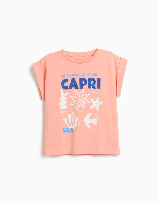 Comprar Online T-shirt, Menina, Salmão