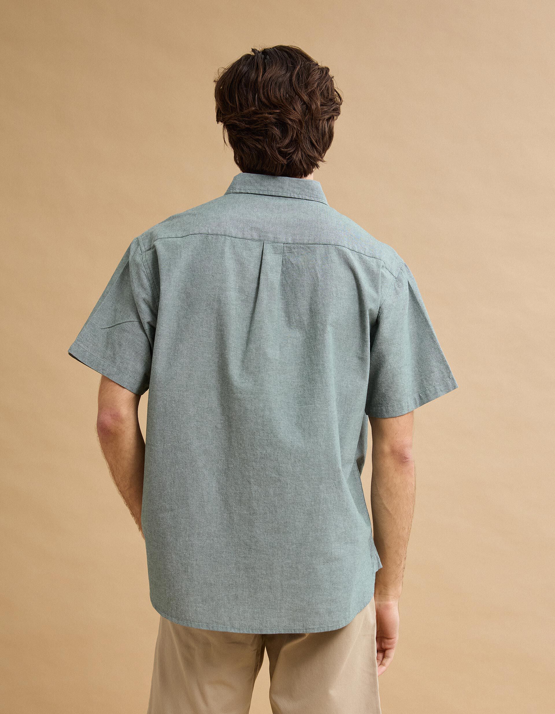 Comprar Online Camisa Manga Curta, Homem, Verde Escuro