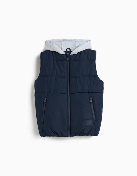 Comprar Online Colete com Capuz, Menino, Azul Escuro