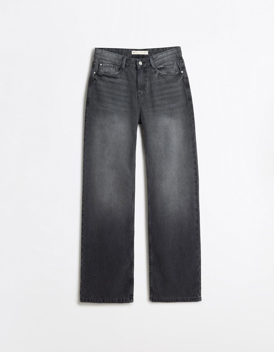 Cal&ccedil;as De Ganga 'Wide Leg', Mulher, Cinzento Escuro