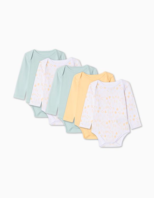 Comprar Online Pack 5 Bodies de Manga Comprida, Bebé, Multicor