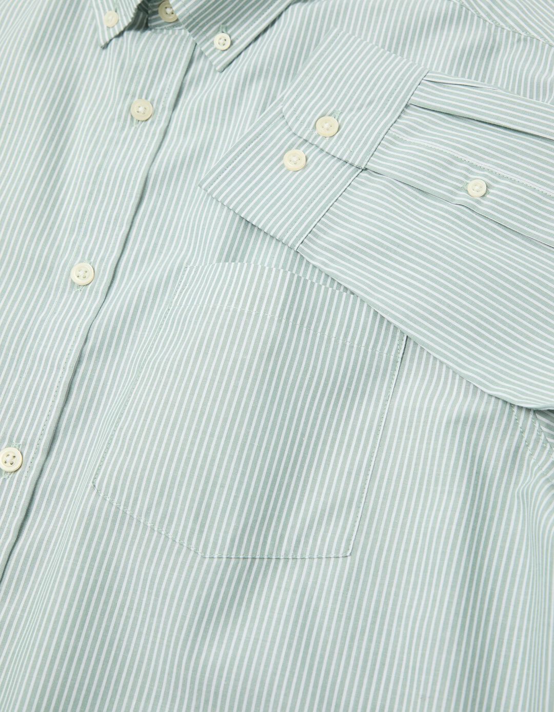 Camisa Riscas, Homem, Verde