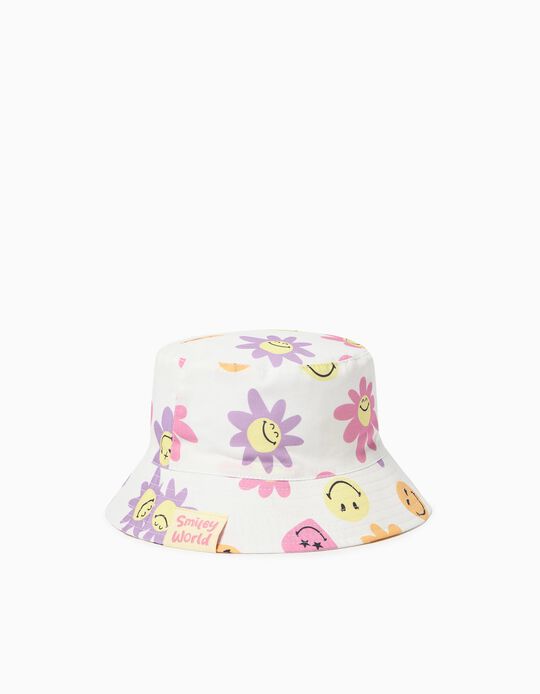 Comprar Online Chapéu Panamá 'Smiley World', Menina, Branco