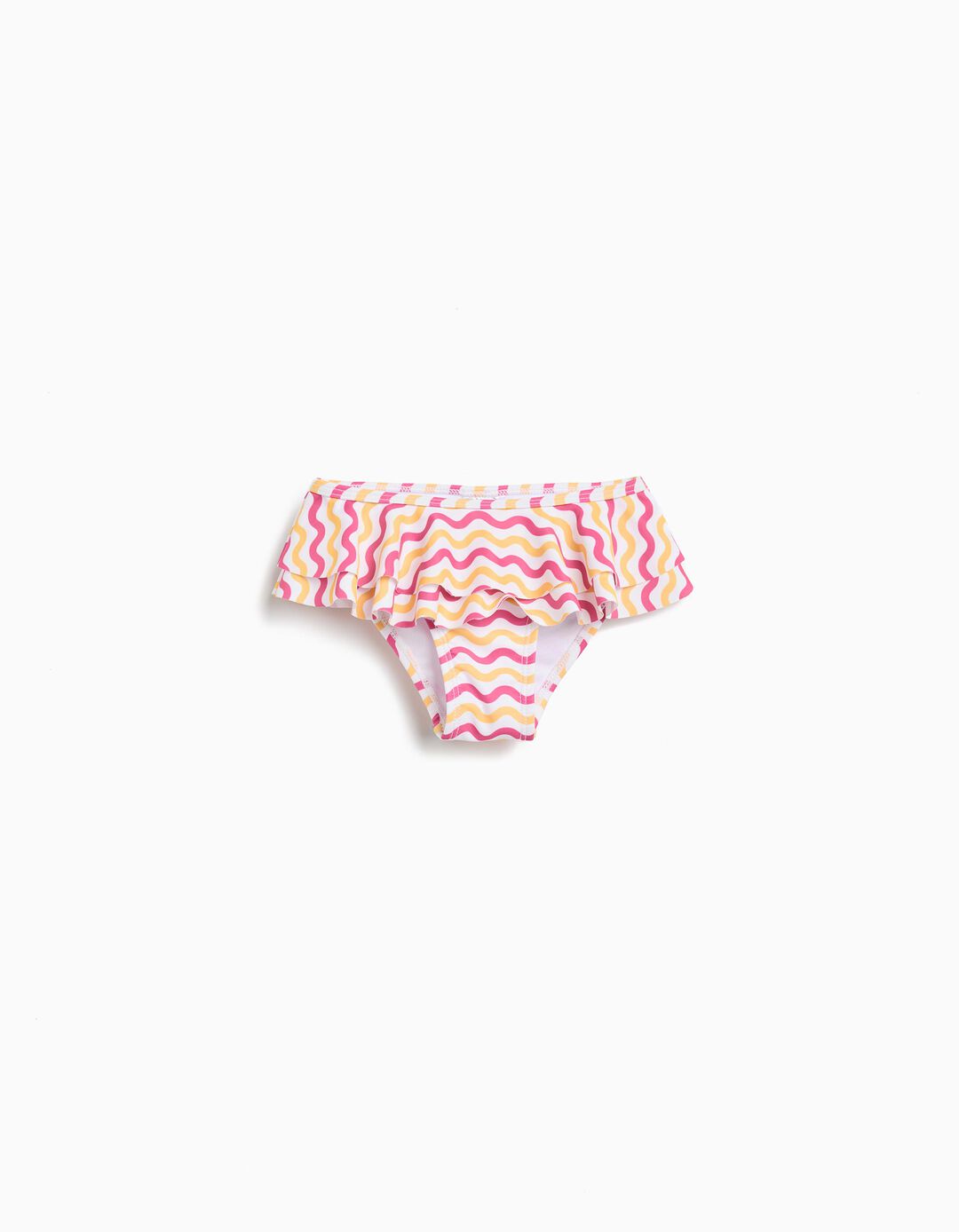 Cuecas de Banho Folhos, Menina, Branco