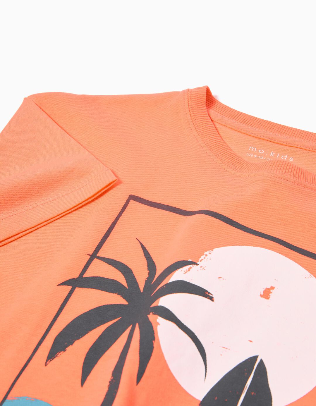 T-shirt Print, Menino, Laranja