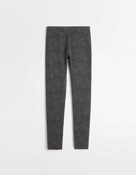 Comprar Online Leggings Estampados, Mulher, Cinzento Escuro