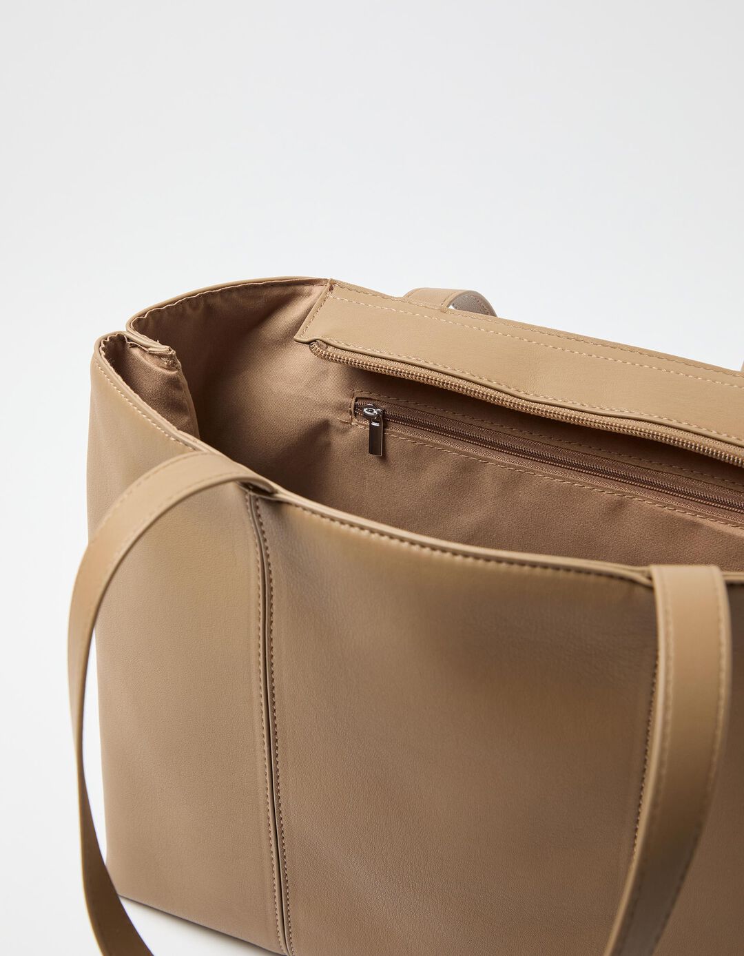 Mala Shopper, Mulher, Castanho Claro