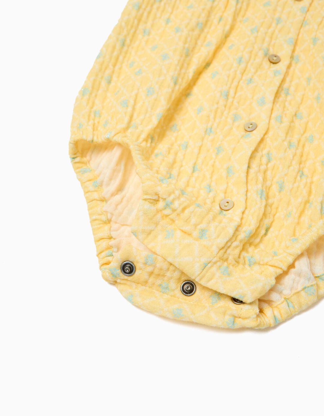 Body, Rec&eacute;m-Nascido, Amarelo Claro