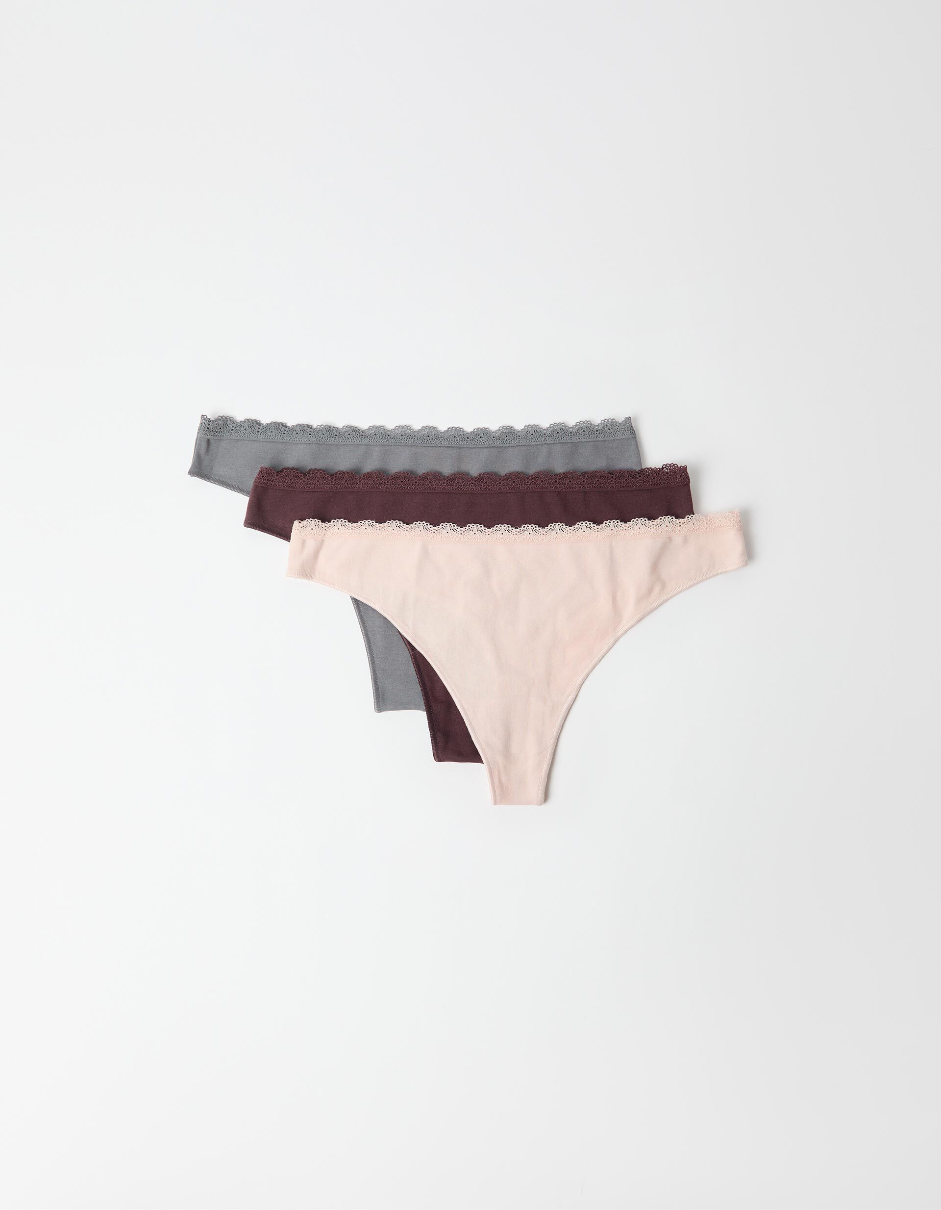 Comprar Online Pack 3 Cuecas Tanga, Mulher, Multicolor