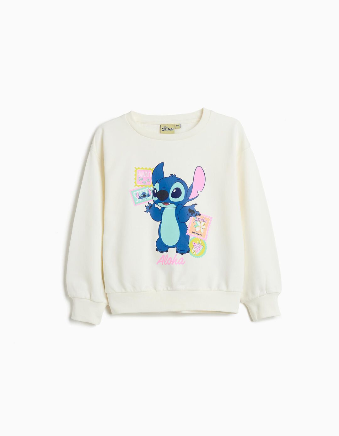 Sweatshirt 'Stitch' &copy;Disney, Menina, Branco
