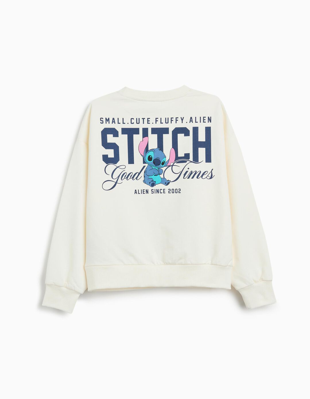 Sweatshirt 'Stitch', Menina, Branco