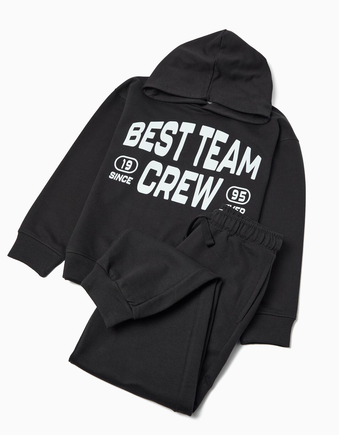 Conjunto de Jogging, Menino, Preto