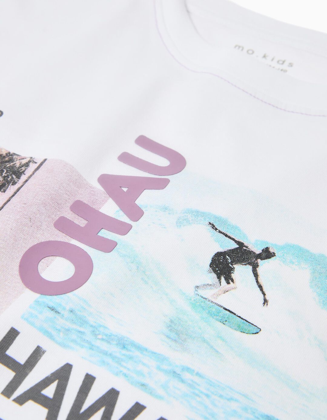 T-shirt Print, Menino, Branco 