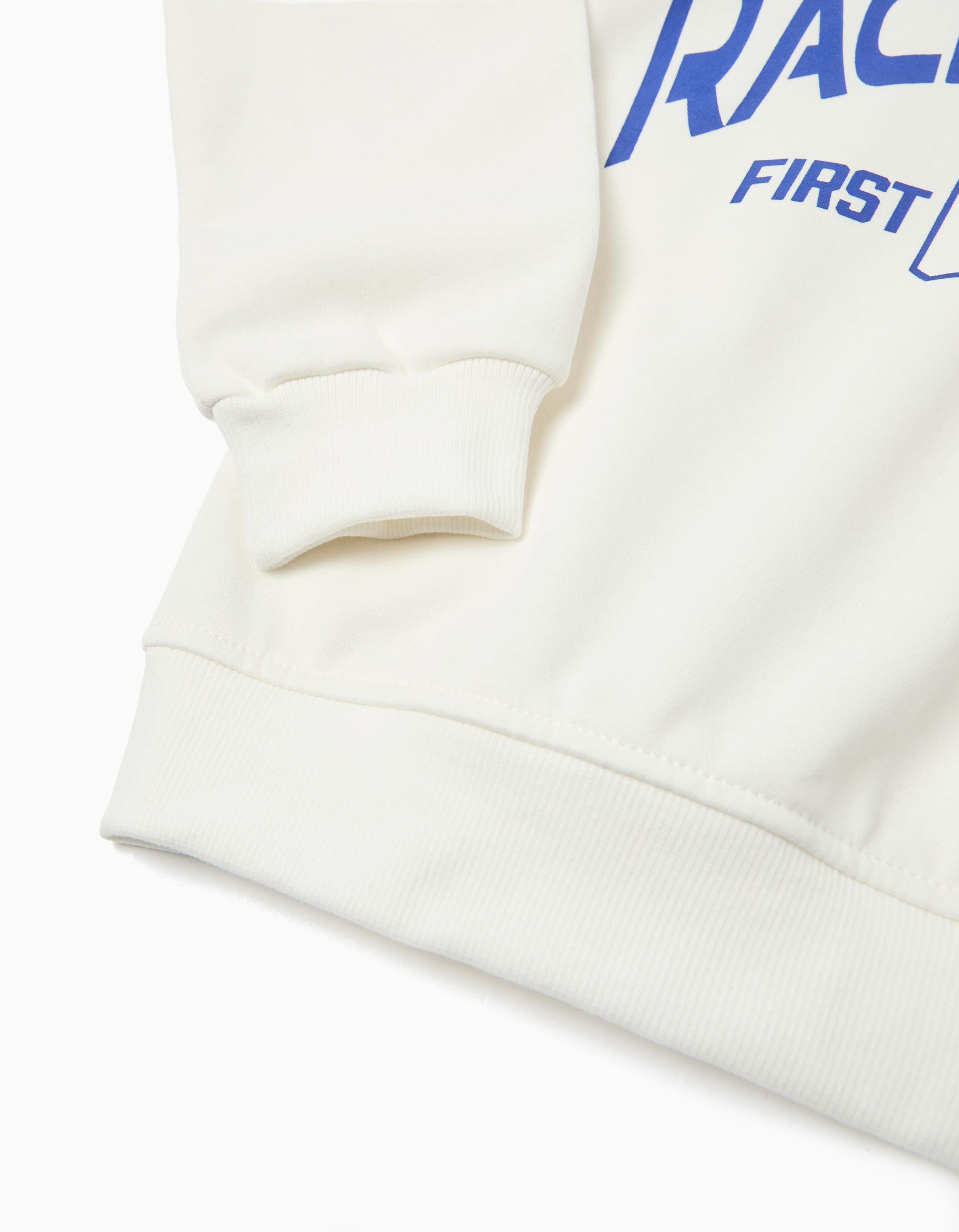 Comprar Online Sweatshirt de Felpa Capuz, Menino, Branco