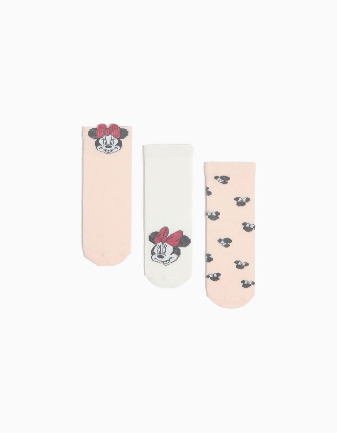 Pack 3 Pares de Meias 'Disney', Menina, Multicor
