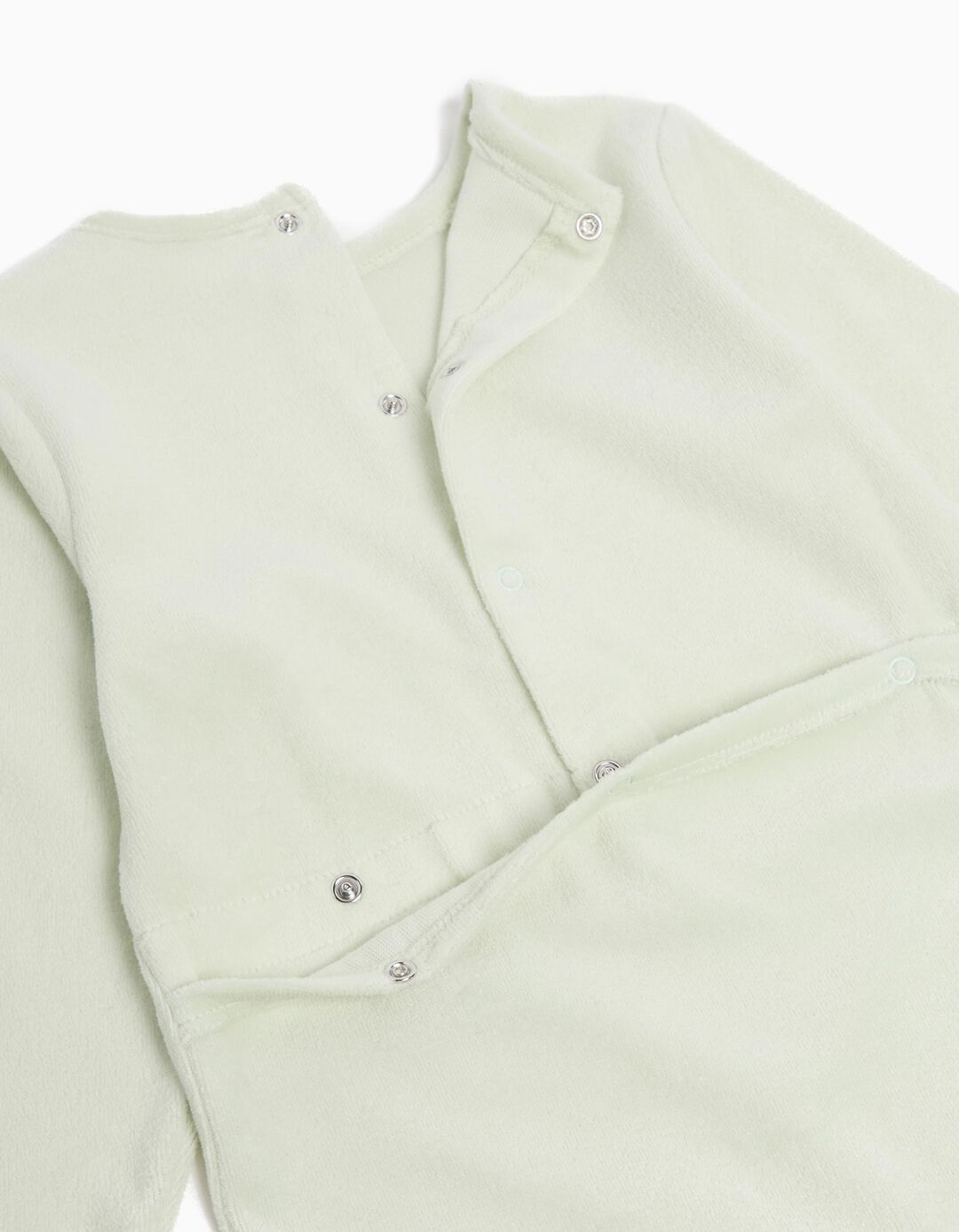 Babygrow Aveludado, Bebé, Verde Claro