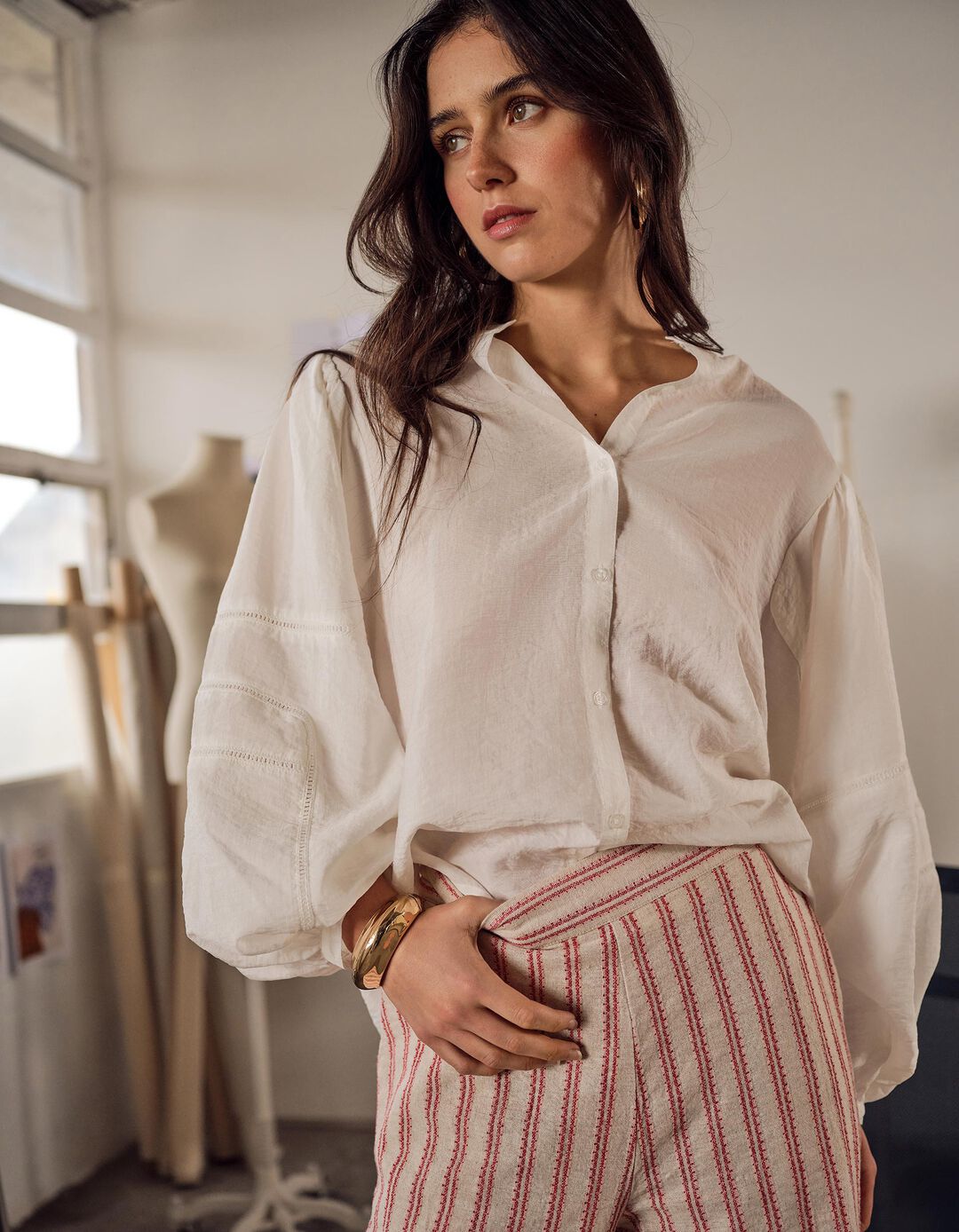 Blusa, Mulher, Branco