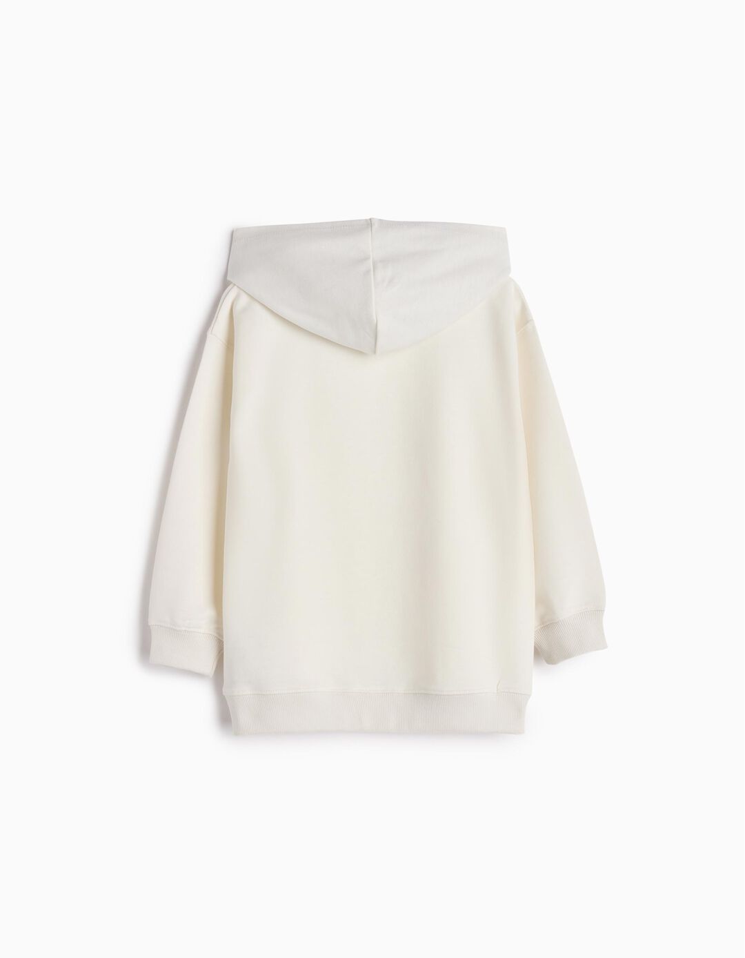 Sweatshirt com Capuz, Menino, Branco